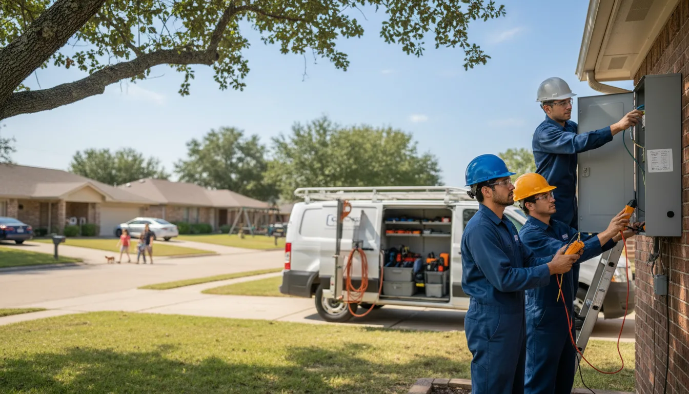 Certified electrician providing emergency electrical services in Mcville, ND